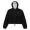 Basketball &God Vertical Onyx Women’S Crop Windbreaker